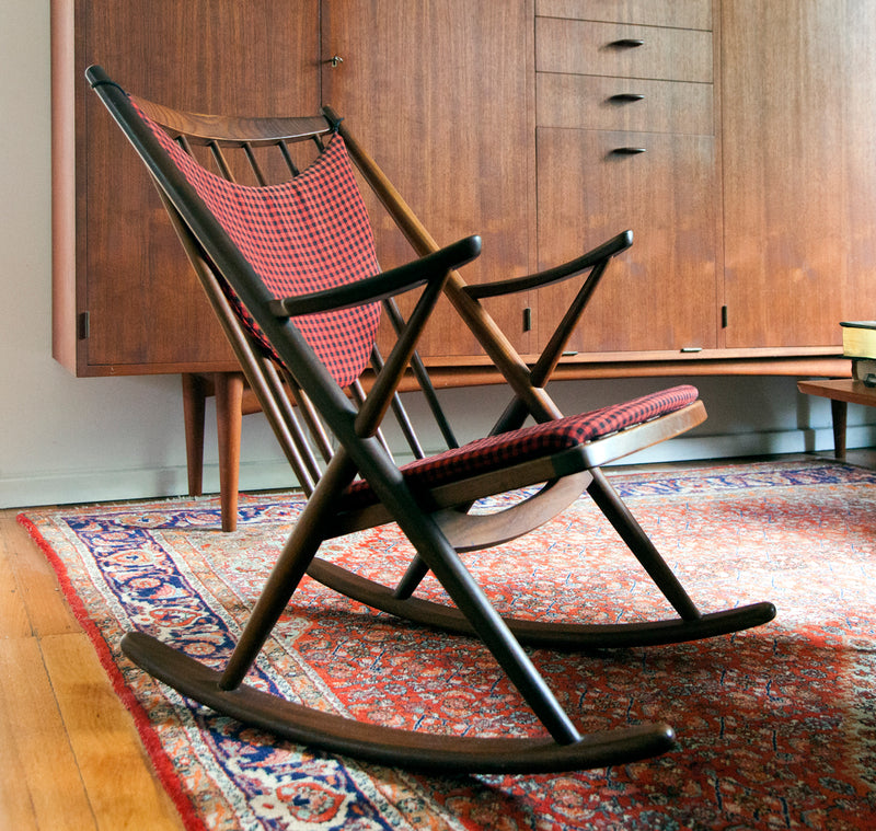 Bramin Mobler by Frank Reenskaug rocking swing chair Denmark