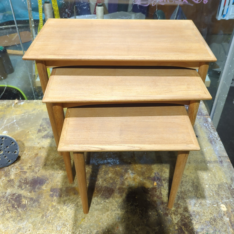 Restoration of nest of Parker tables