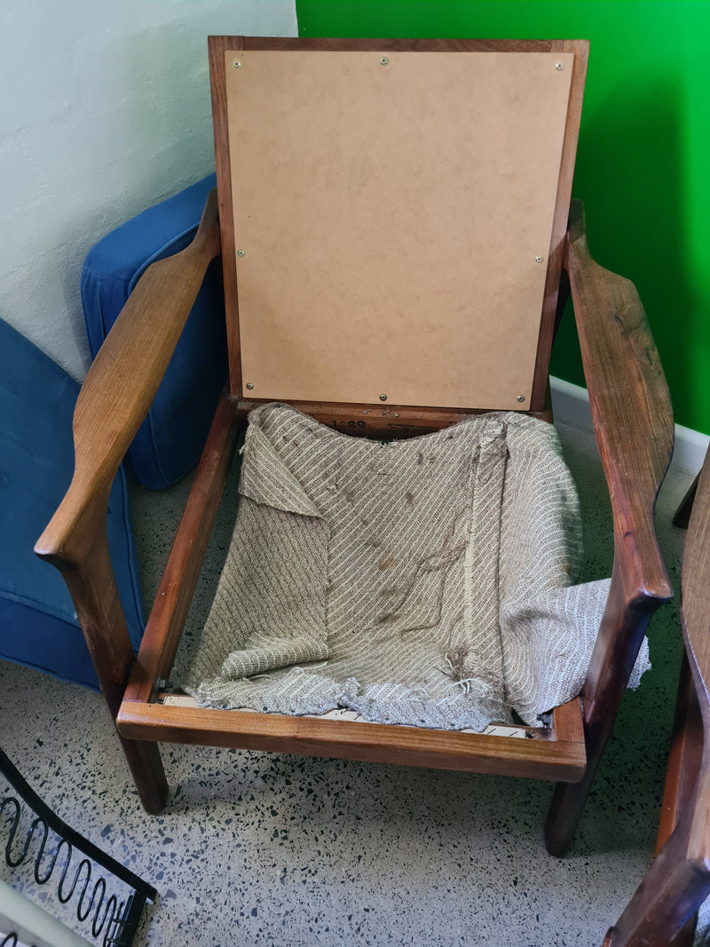 Restoration Danish Deluxe Inga Armchairs