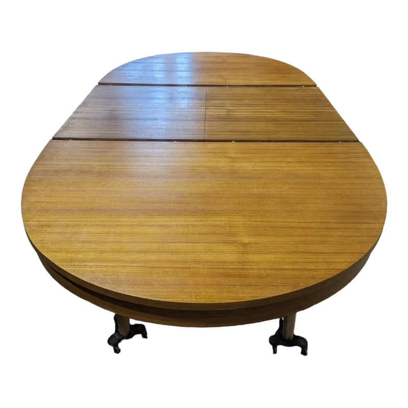 Pre -order - Original Wrightbilt chocolate brown dining chairs set of 6 with matching extendable dining table