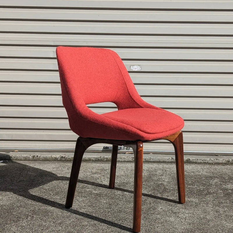 Danish Deluxe Kilta dining chairs set 10 fully restored wool MCM