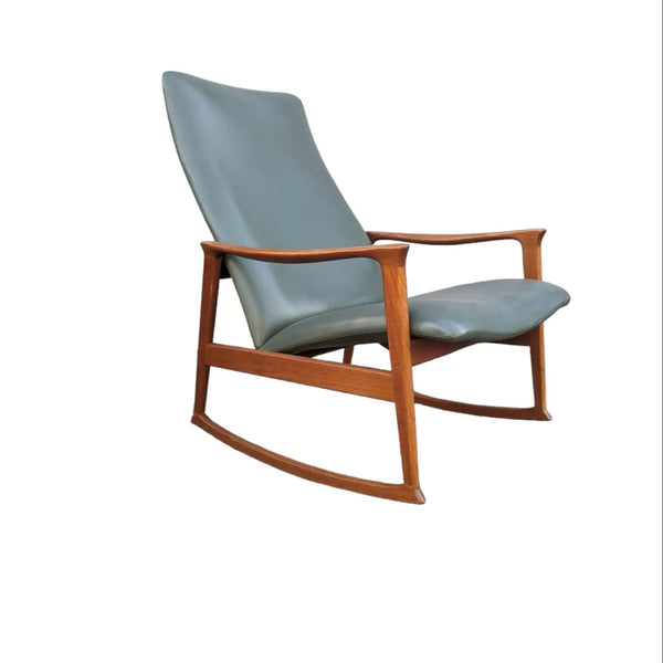 Pre order Parker rocking chair restored teak rare