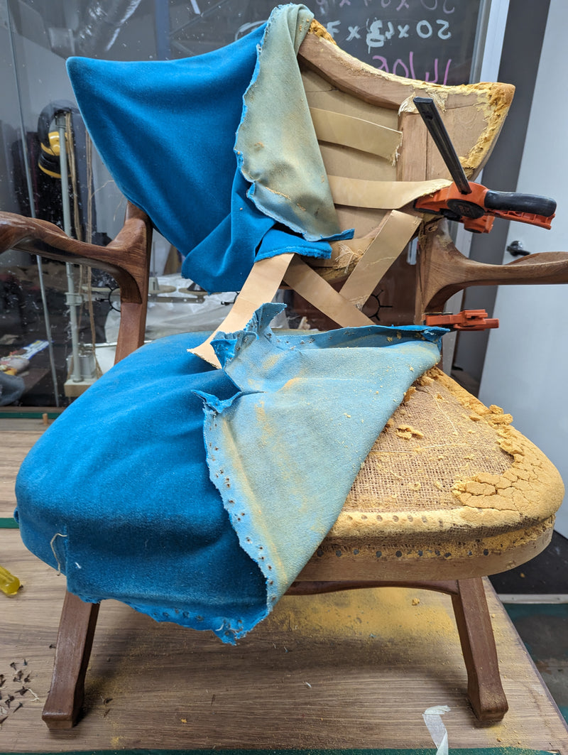 Restoration of Shapiro armchair