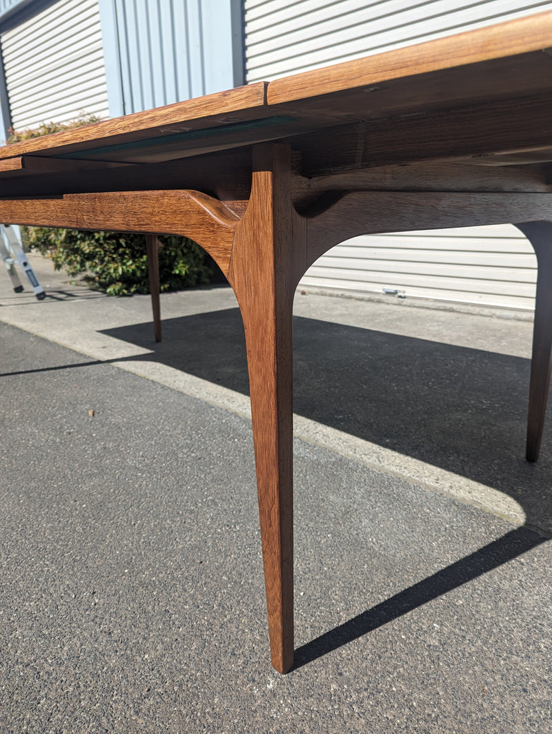 Authentic Zoureff dining set extendable table 8 dining chairs blackbean timber rare