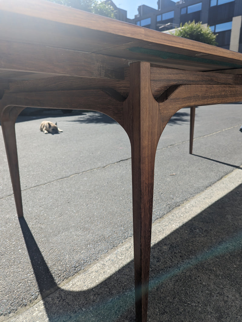 Authentic Zoureff dining set extendable table 8 dining chairs blackbean timber rare
