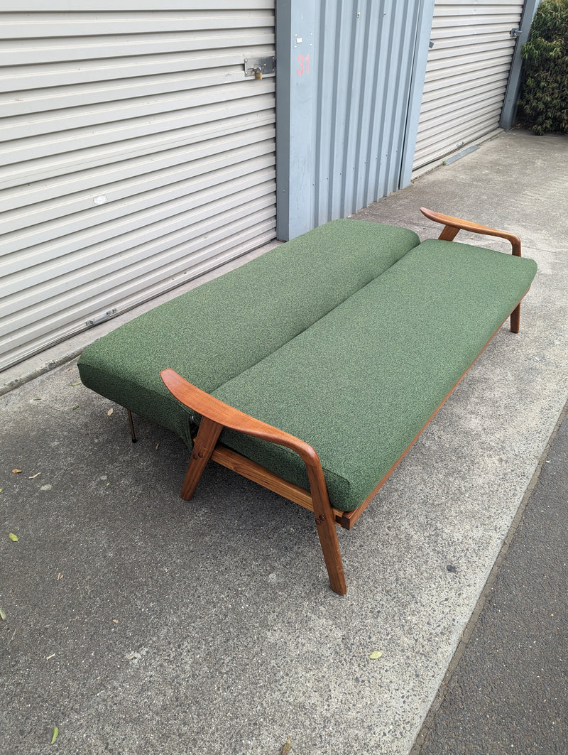 Original Danish Deluxe Noga sofa day bed couch restored