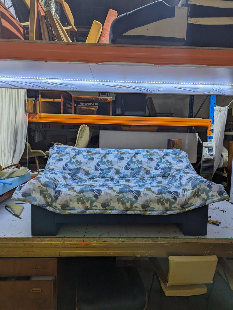 Vitafoam Mid century couch 1980s restored