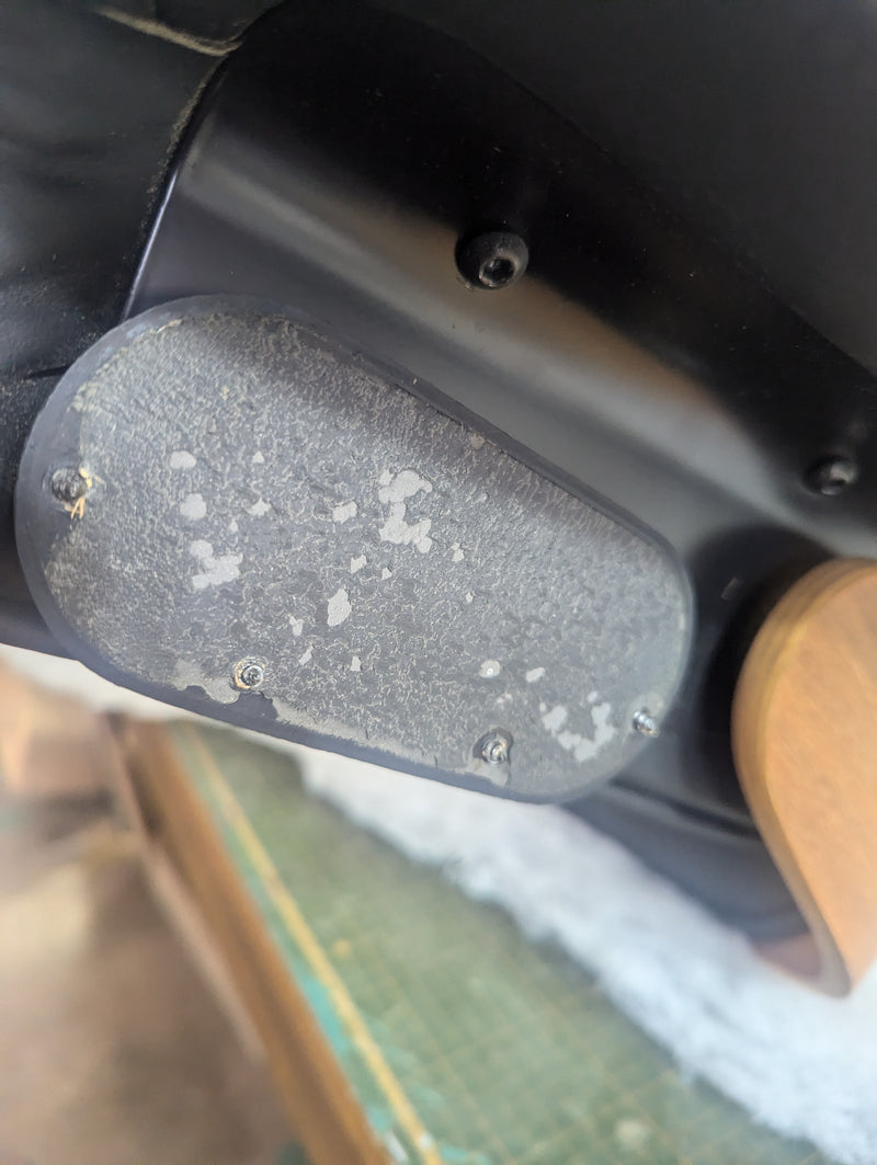 Restoration of single original Charles Eames chairs with ottoman Herman Miller