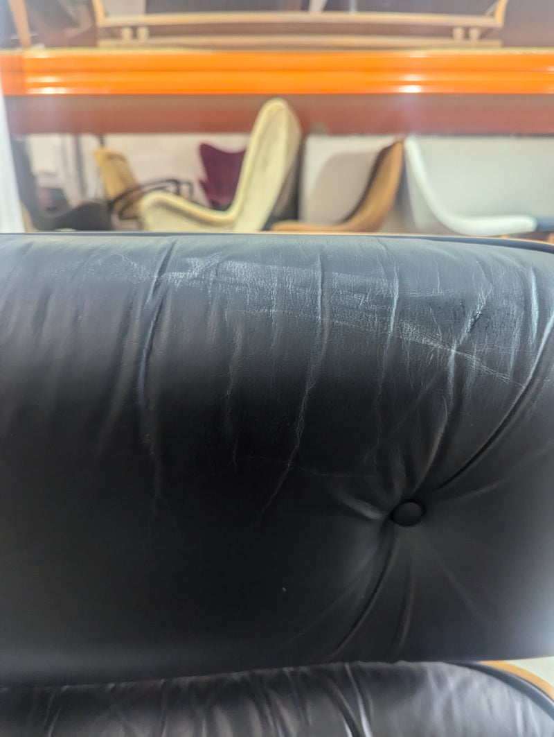 Restoration of single original Charles Eames chairs with ottoman Herman Miller