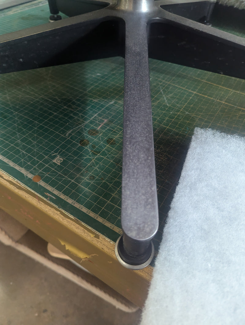 Restoration of single original Charles Eames chairs with ottoman Herman Miller