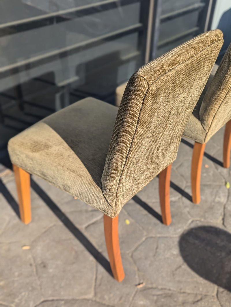 Restoration of two dining chairs