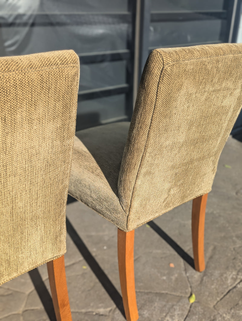 Restoration of two dining chairs