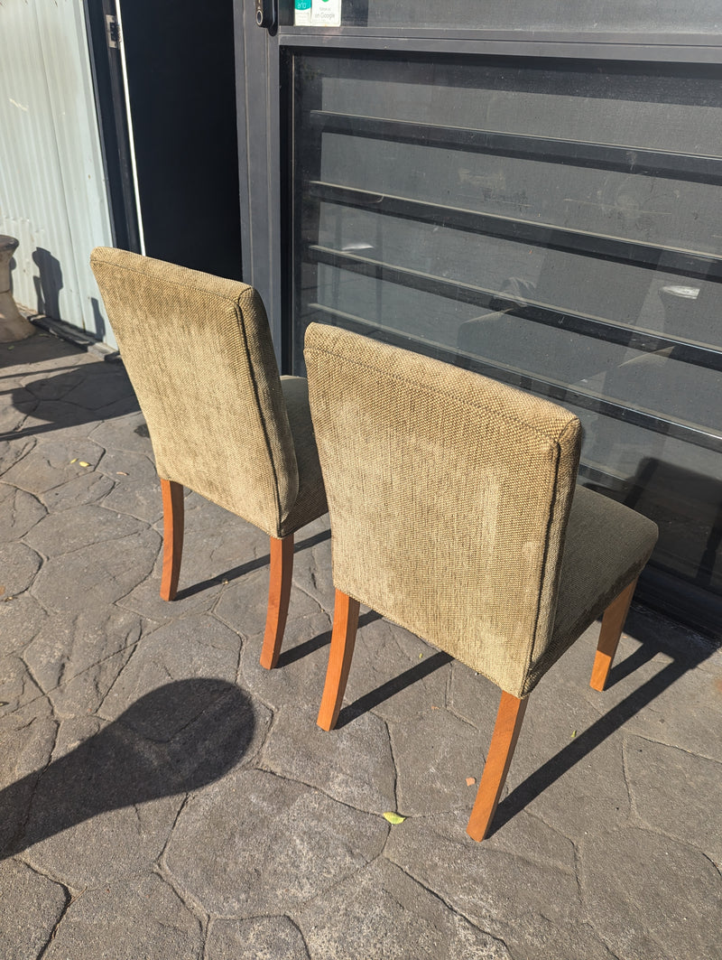 Restoration of two dining chairs
