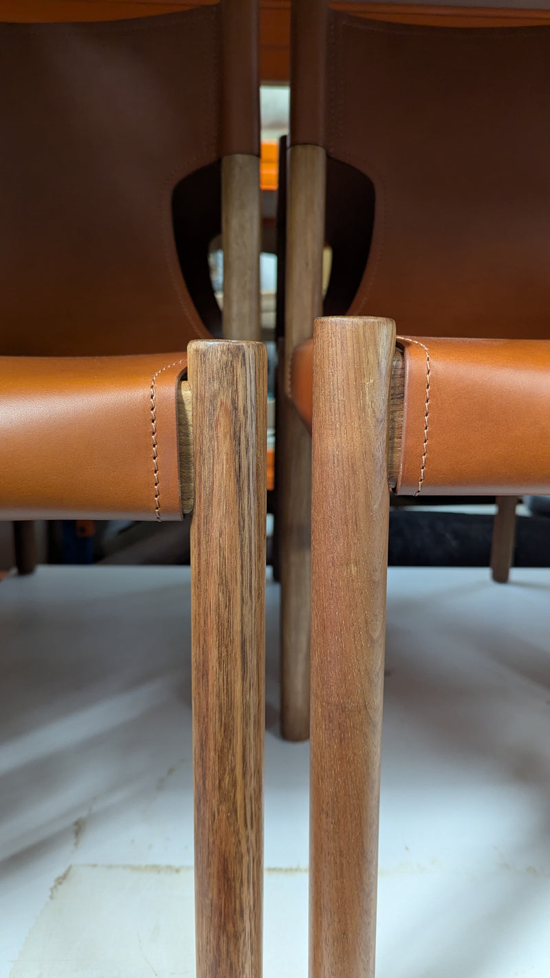 Authentic Flervilla dining chairs choose your own leather