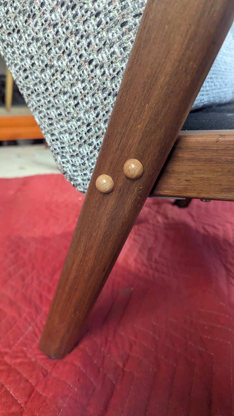 Original Danish Deluxe Noga two matching armchairs MCM restored