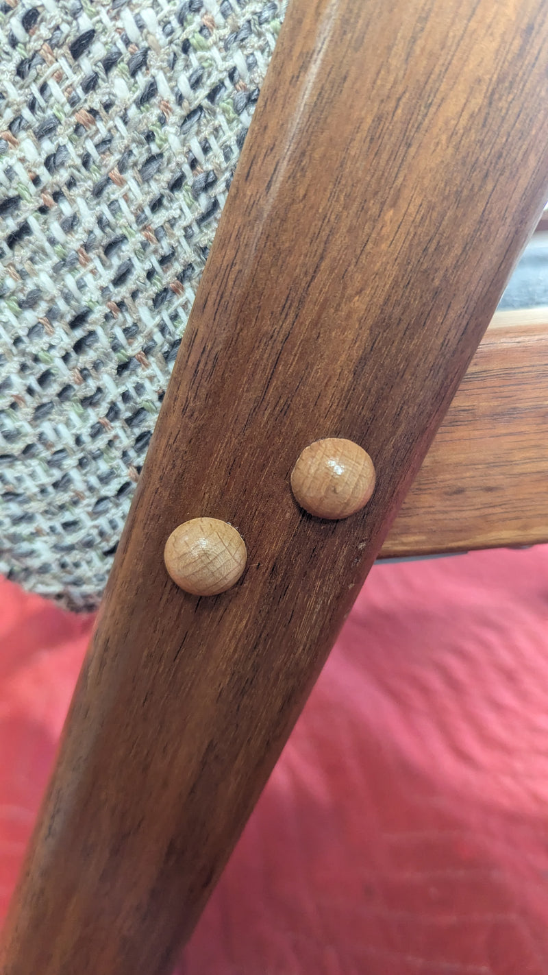 Original Danish Deluxe Noga two matching armchairs MCM restored