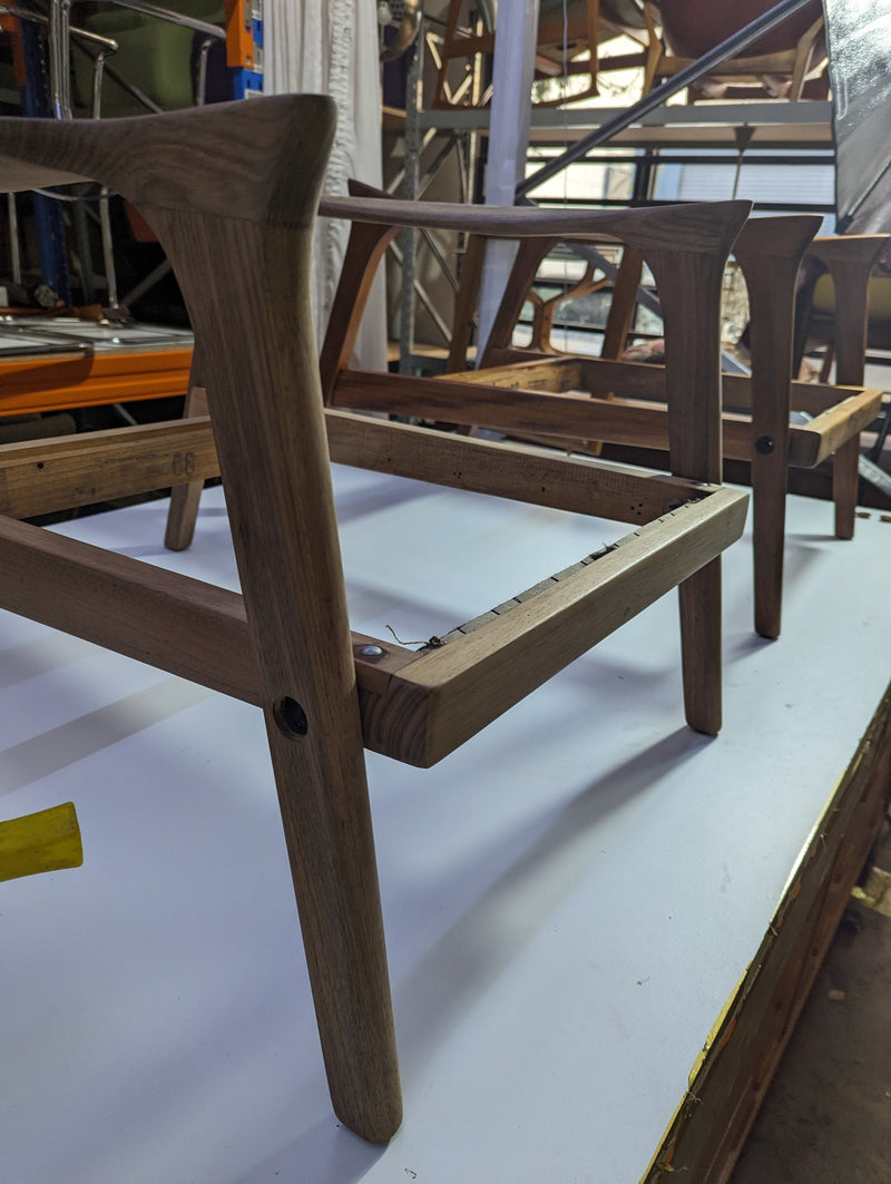 Restoration Danish Deluxe Inga Armchairs