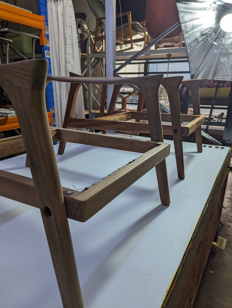 Restoration Danish Deluxe Inga Armchairs