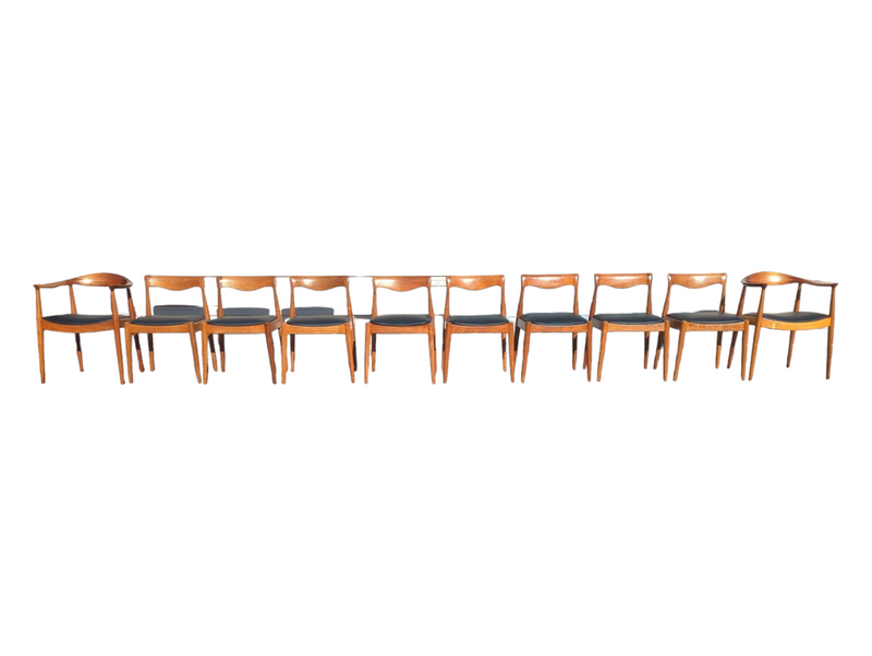 Pre order - Original 1960s "the chair" by Danish Deluxe design Hans Wegner sewing X 6