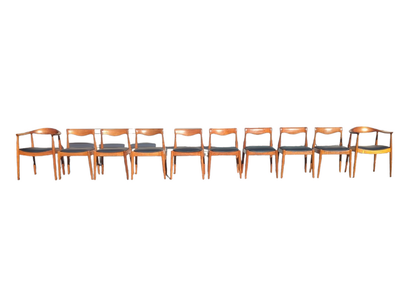 Pre -order currently under restoration - Danish Deluxe dining chairs set of 8 fully restored MCM