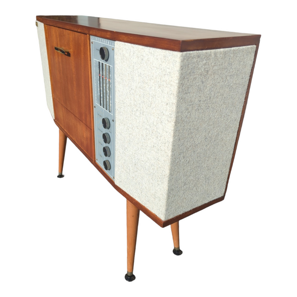 Australian Radiogram mid century brown fully restored AM vinyl