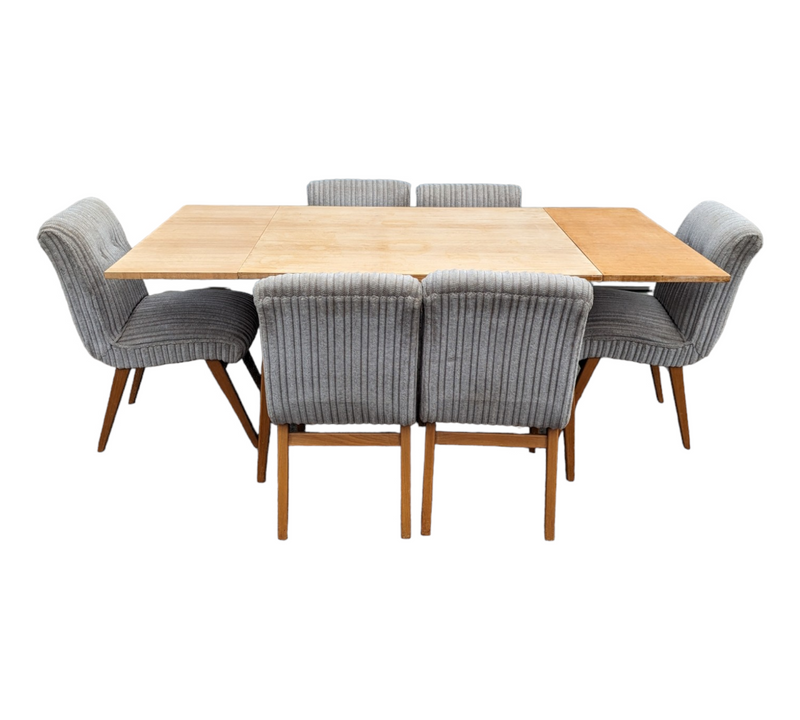 Pre order - Authentic Rosando dining set 6 dining chairs with matching extendable table