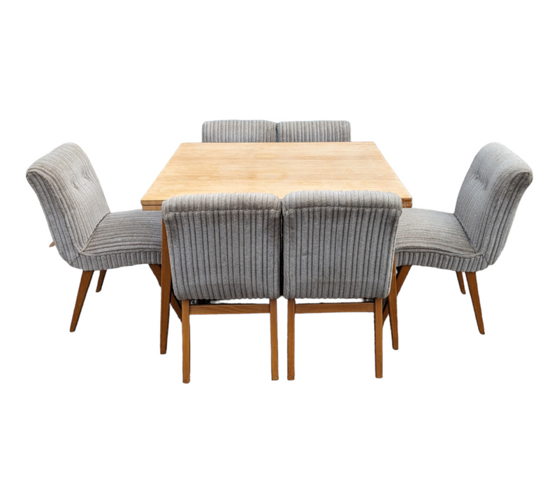 Pre order - Authentic Rosando dining set 6 dining chairs with matching extendable table