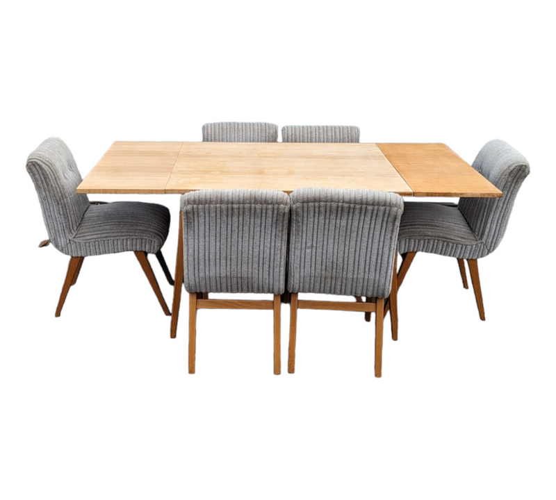 Pre order - Authentic Rosando dining set 6 dining chairs with matching extendable table