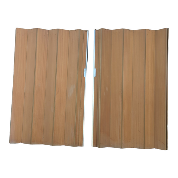 Pre order - currently under restoration Original Modernfold timber sliding panels room divider mid century