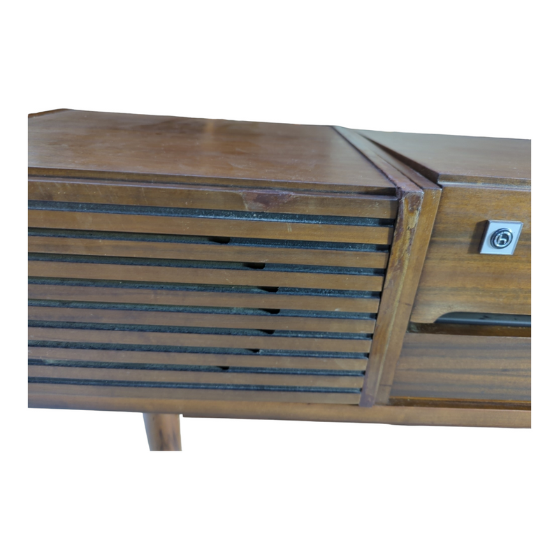 Australian golden voice healing Radiogram & sideboard mid century waln ...