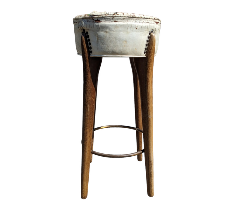 Pre - order currently under restoration - Authentic Rudowski bar stool