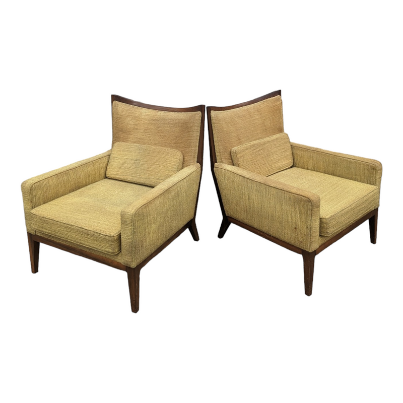 Pre order - Pair of MCM armchairs tbc maker