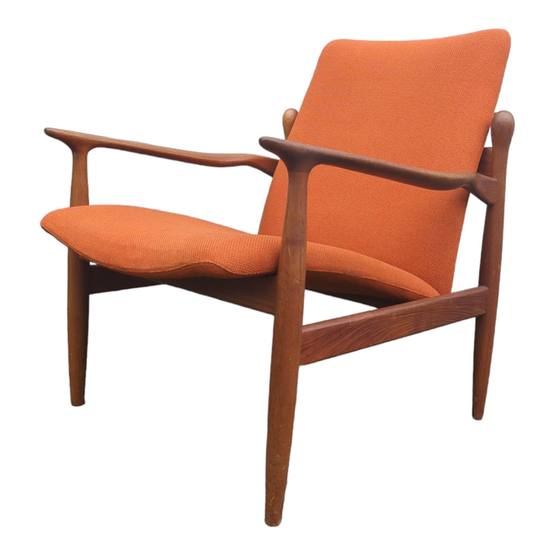 Parker executive conversation chair restored teak rare