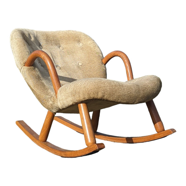 Vintage Arnold Masden clam rocking chair original genuine