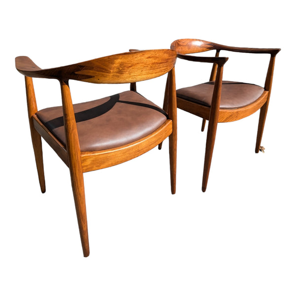 Pre order - Original 1960s "the chair" by Danish Deluxe design Hans Wegner sewing X 6