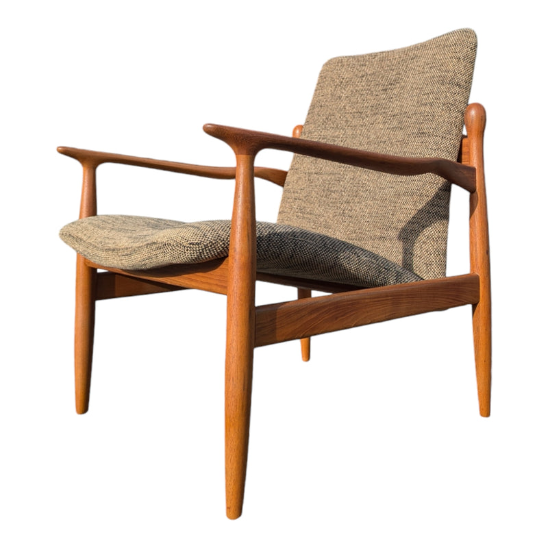 Parker executive conversation chair restored teak rare