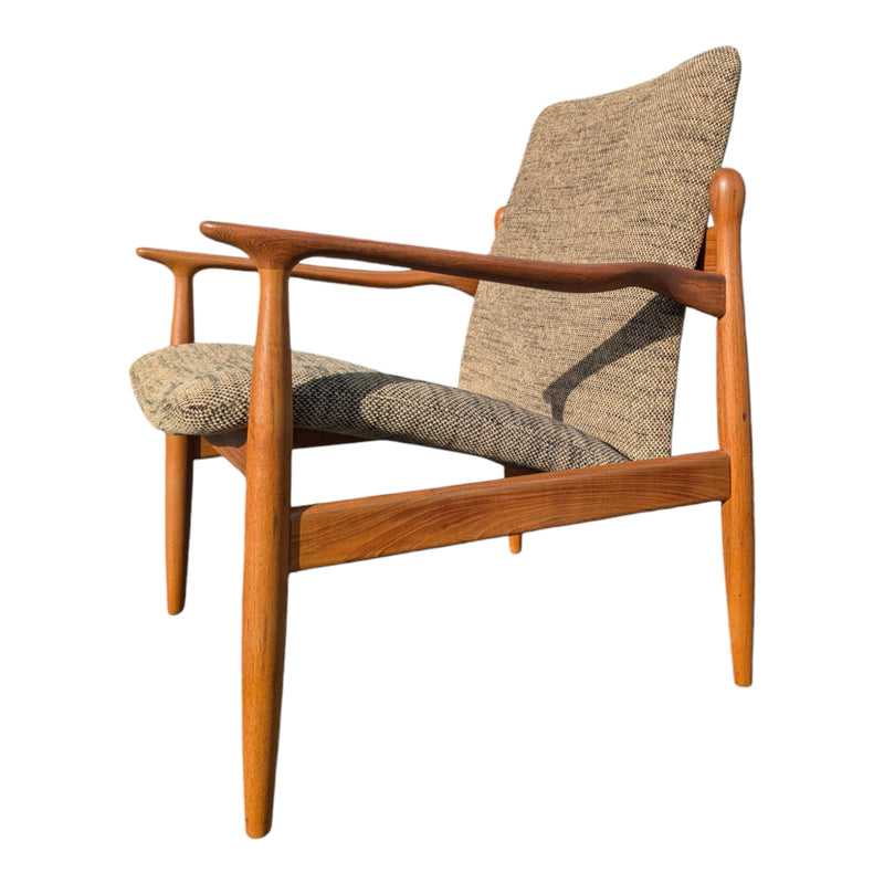 Parker executive conversation chair restored teak rare
