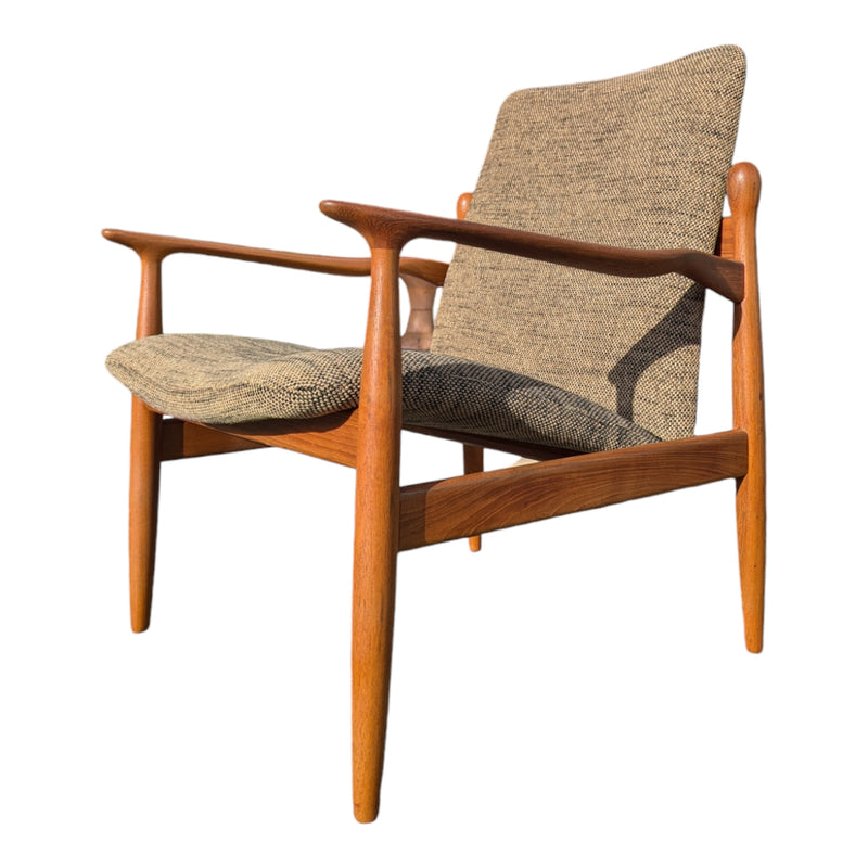 Parker executive conversation chair restored teak rare