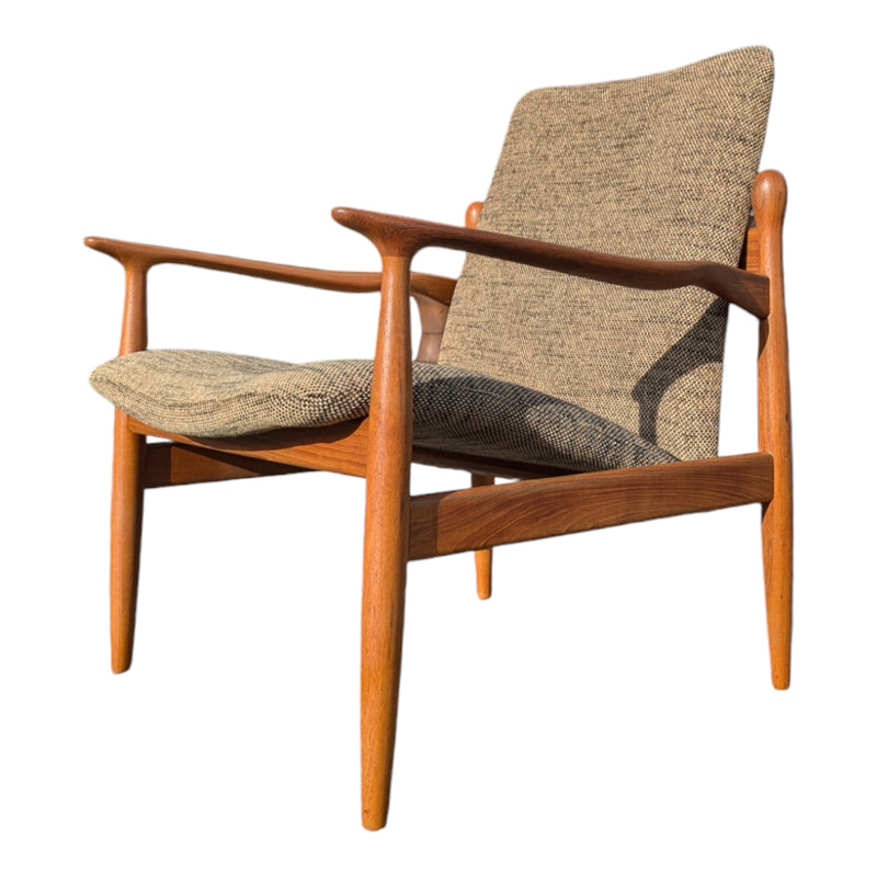 Parker executive conversation chair restored teak rare
