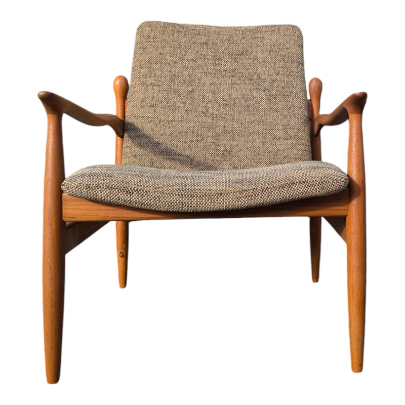 Parker executive conversation chair restored teak rare