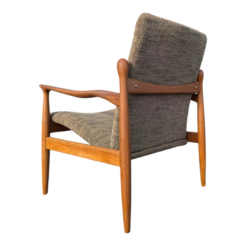 Parker executive conversation chair restored teak rare