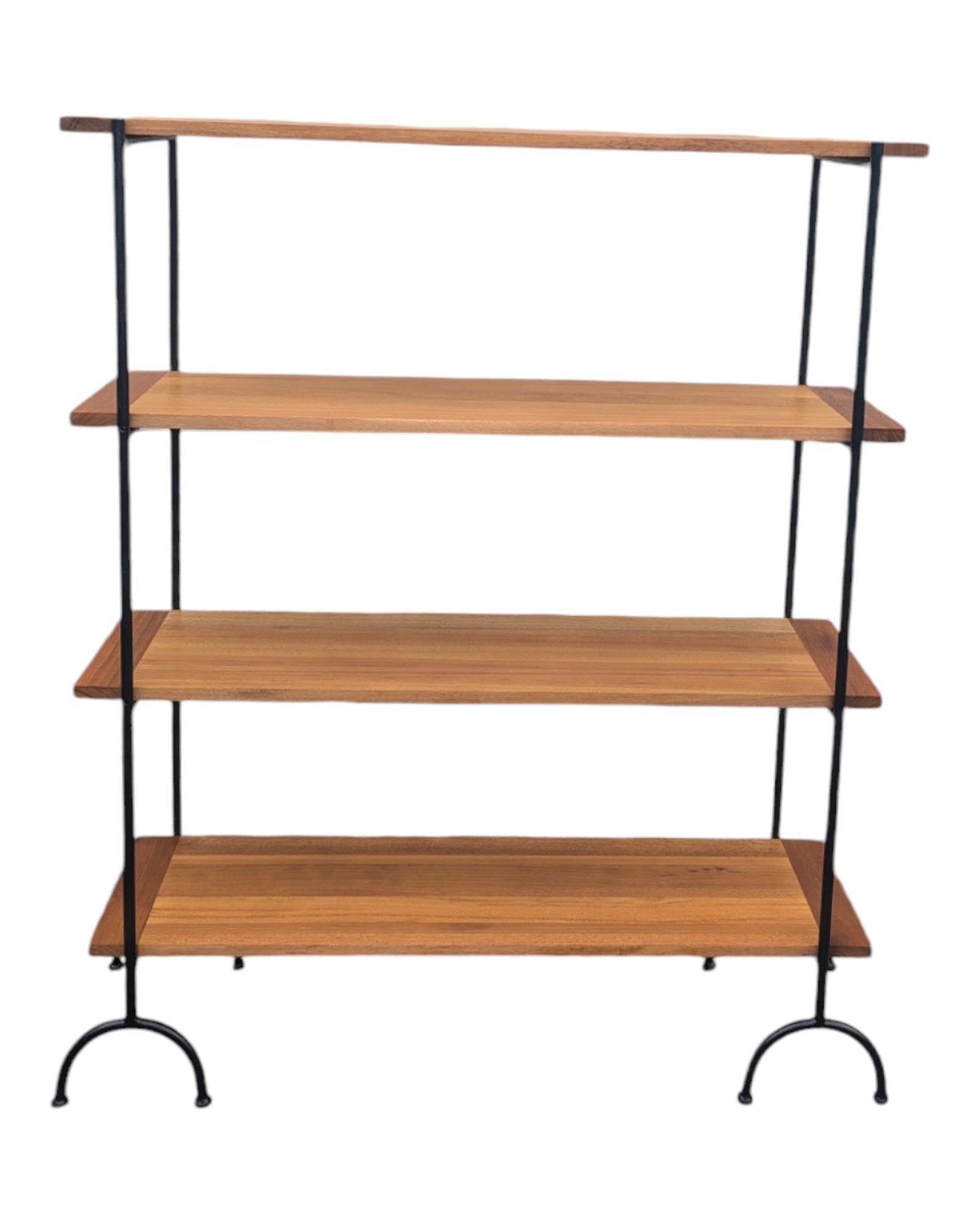 Mid Shelf Rack Mid century shelving rack 4 tier – Vintage Luxury