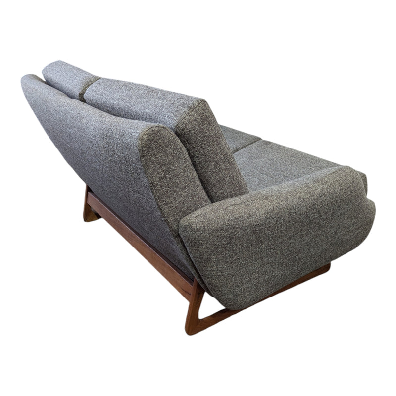 Two seater couch Parker sleigh couch fully restored mid century