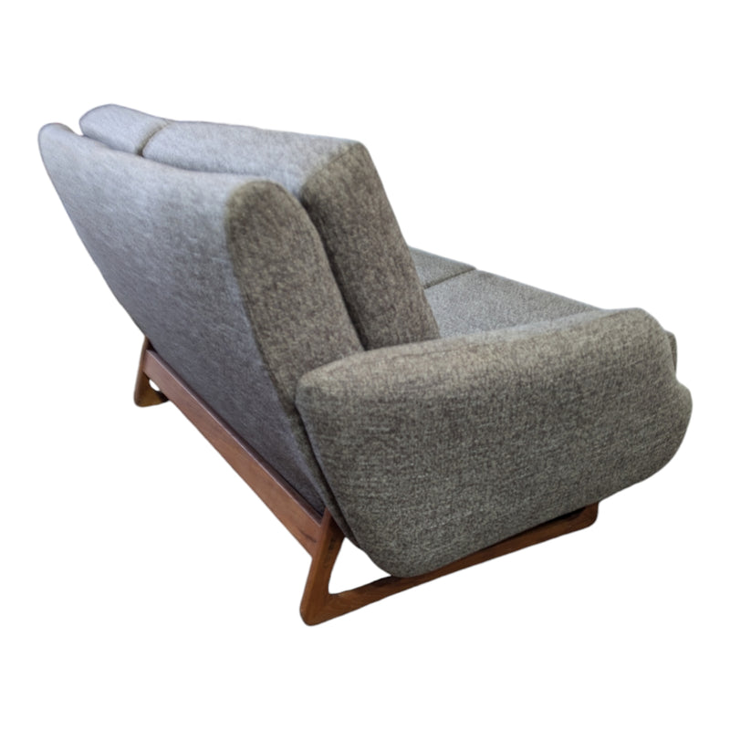 Two seater couch Parker sleigh couch fully restored mid century