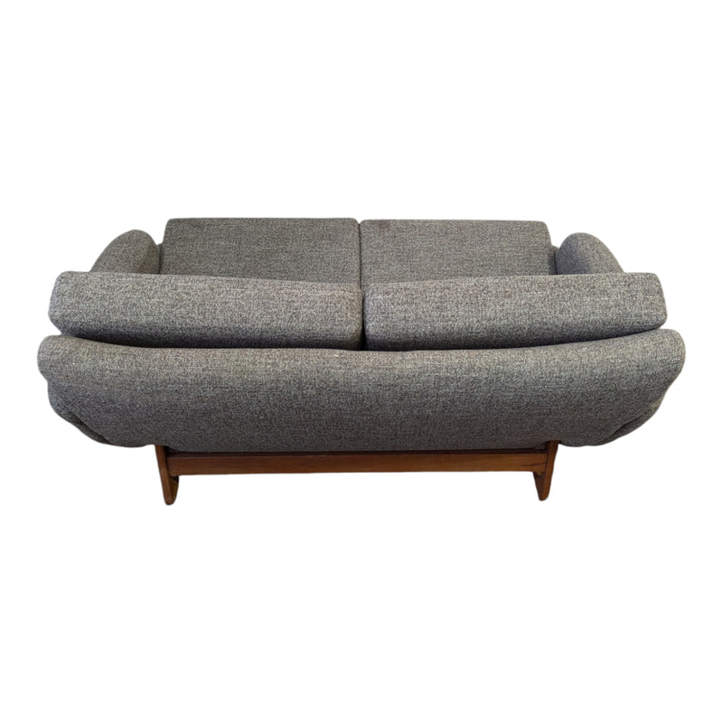 Two seater couch Parker sleigh couch fully restored mid century