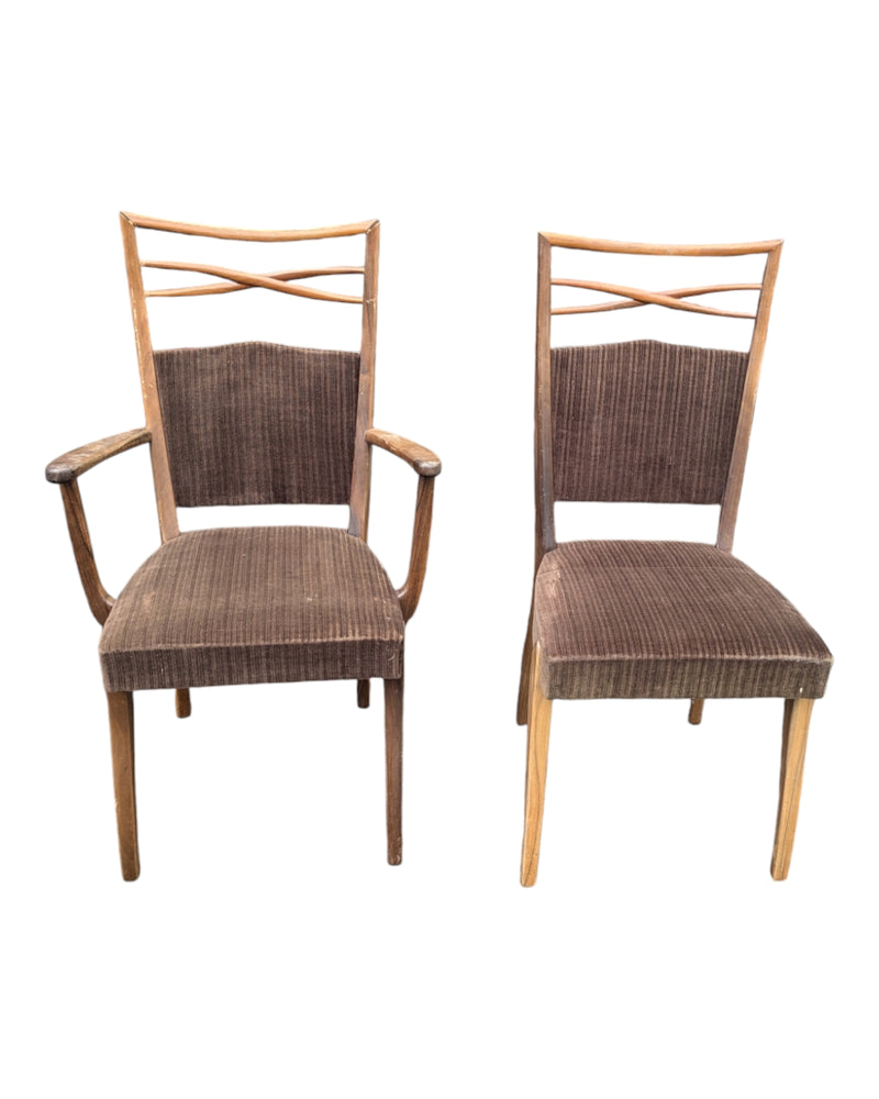 Pre order - Authentic Zoureff dining chairs X 8