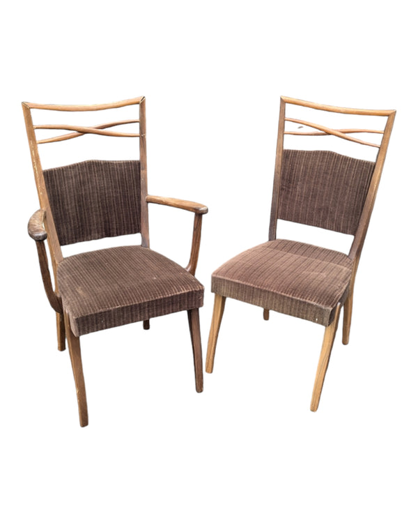 Pre order - Authentic Zoureff dining chairs X 8