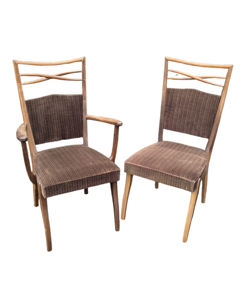 Pre order - Authentic Zoureff dining chairs X 8