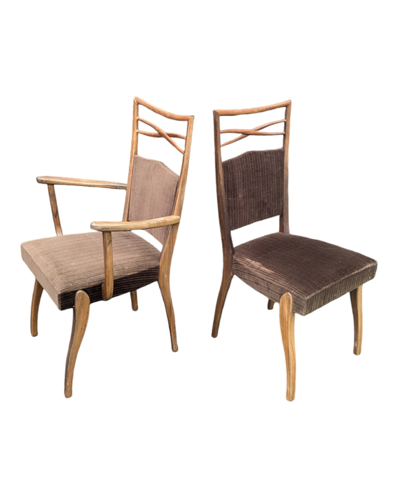 Pre order - Authentic Zoureff dining chairs X 8