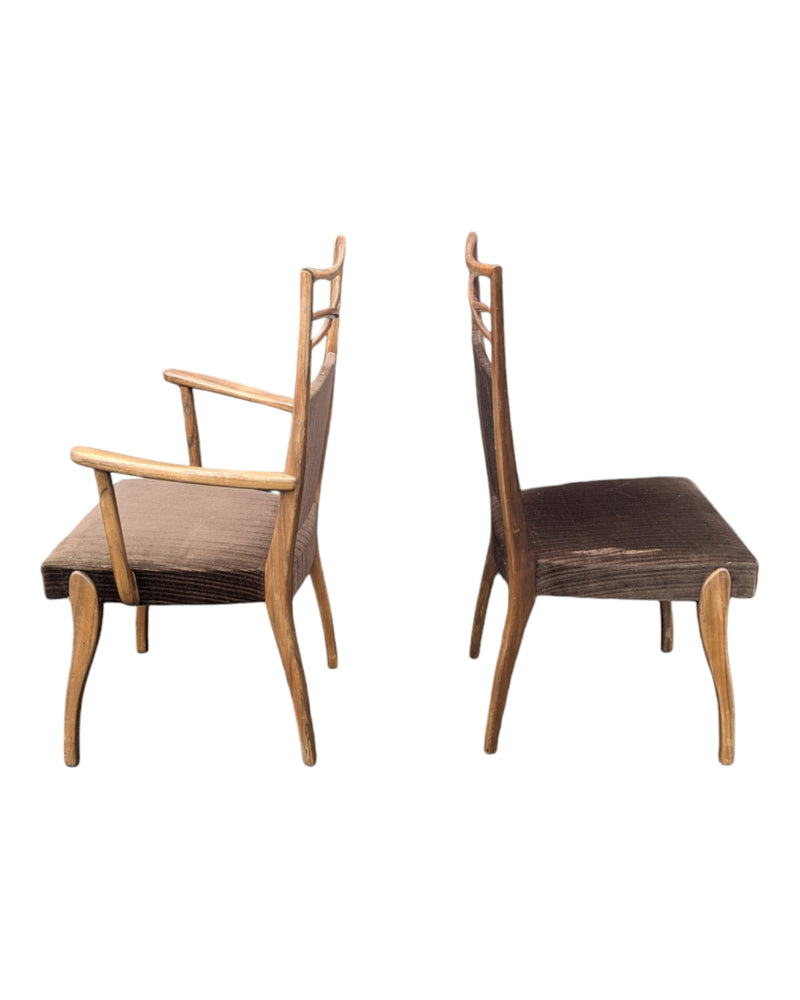 Pre order - Authentic Zoureff dining chairs X 8
